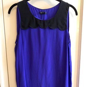 Club Monaco Scallop Top, NWOT, Size M